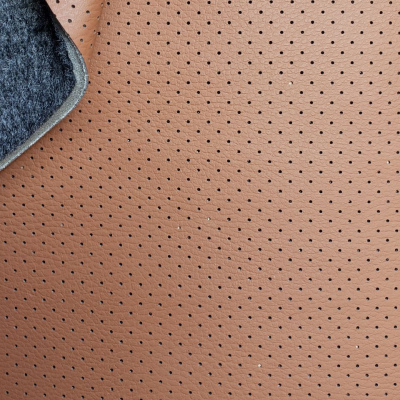 Шкірзамінник коричневий ЕКО 8/8 перфорація