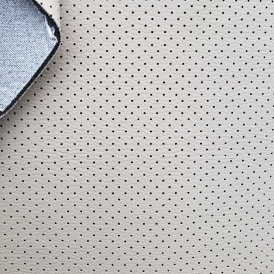 Шкірзамінник ЕКО 9/19 грязний беж перфорація